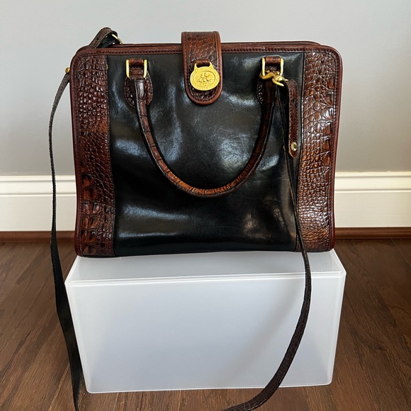 Brahmin Vintage Leather Handbag Bag - Picture 1 of 13